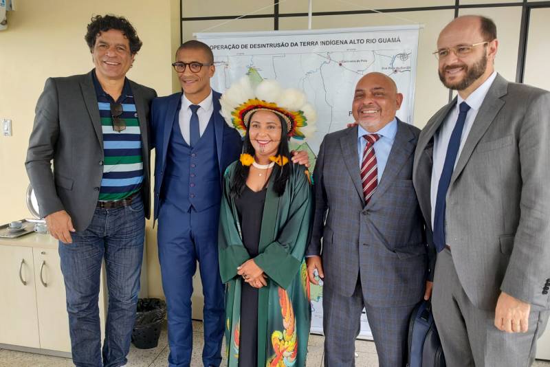 Secretaria dos Povos Indígenas cria diálogos com Prefeito de Cidade Francesa