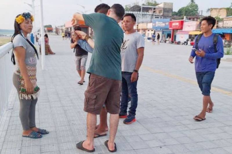 O objetivo foi ensiná-los a divulgar informações em tempo real durante o processo de homologação da Terra Indígena Katxuyana -Tunayana