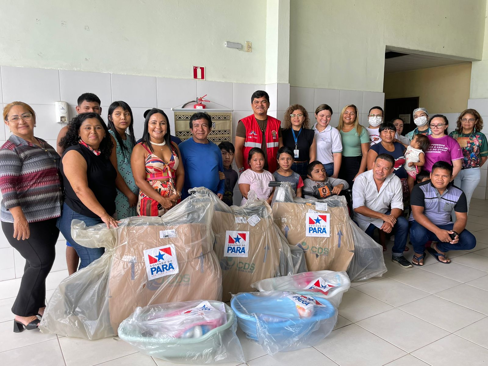 Equipe de atendimento da Casai de Icoaraci.