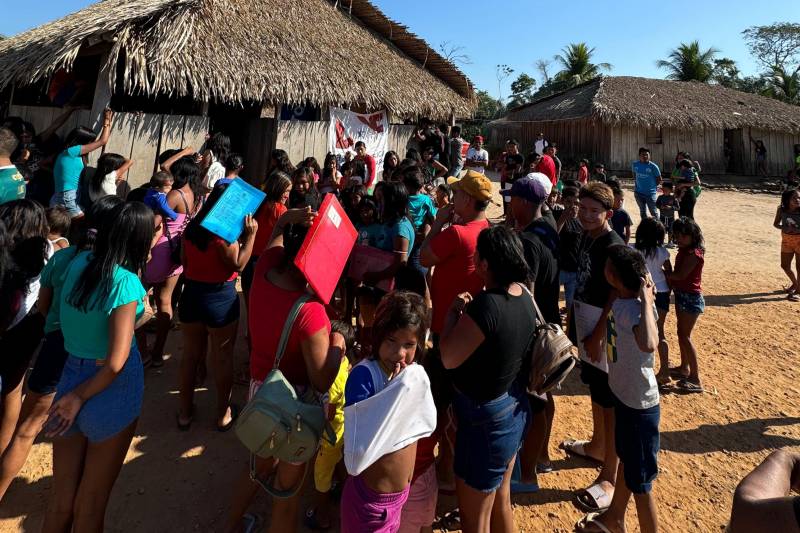 Ação em parceria com órgãos estaduais e o governo federal atendeu três aldeias