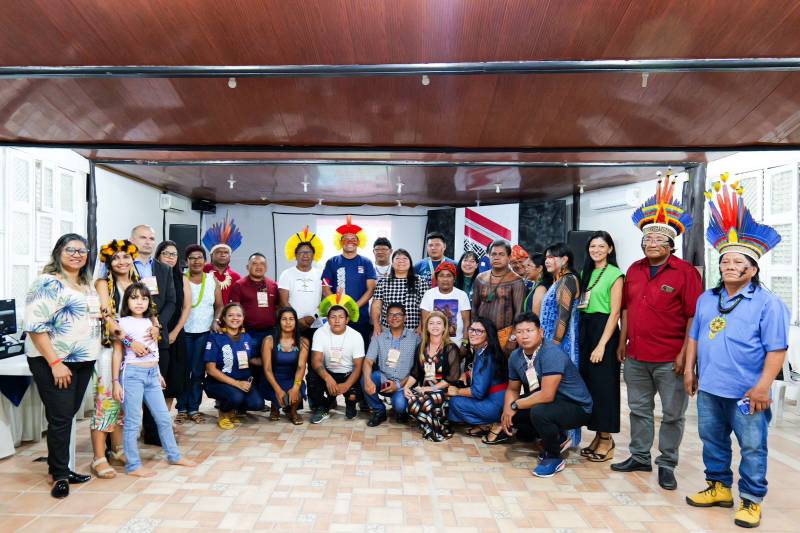 Participantes da reunião do Consepi