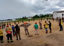 Parceria do Corpo de Bombeiros e Secretaria dos Povos Indígenas qualificou cerca de 30 indígenas para atuação como brigadistas no Alto Tapajós