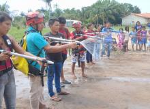 Parceria do Corpo de Bombeiros e Secretaria dos Povos Indígenas qualificou cerca de 30 indígenas para atuação como brigadistas no Alto Tapajós