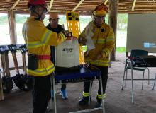 Indígenas do Território Alto Rio Guamá aprendem técnicas de brigada de incêndios