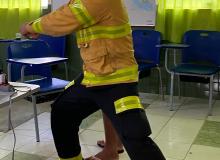 Ação integrada com o Corpo de Bombeiros Militar, Defesa Civil Municipal e Secretaria dos Povos Indígenas qualificou indígenas para combater o fogo