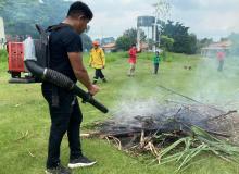 Ação integrada com o Corpo de Bombeiros Militar, Defesa Civil Municipal e Secretaria dos Povos Indígenas qualificou indígenas para combater o fogo