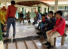 Ação integrada com o Corpo de Bombeiros Militar, Defesa Civil Municipal e Secretaria dos Povos Indígenas qualificou indígenas para combater o fogo